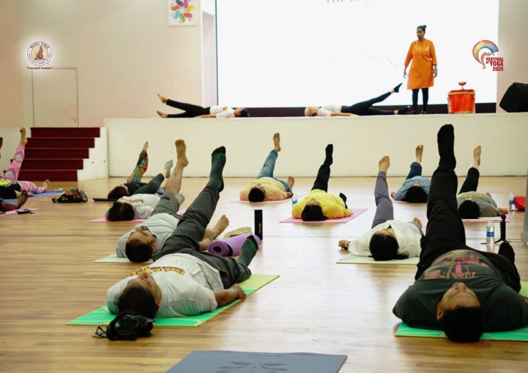 Hatha Vidya Yoga Classes Training Centre Al Barsha Dubai healthfitnessdubai 11 768x543