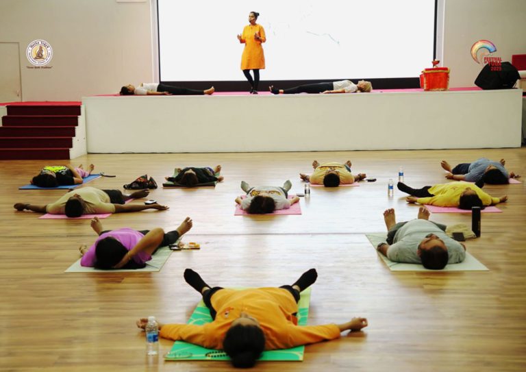 Hatha Vidya Yoga Classes Training Centre Al Barsha Dubai healthfitnessdubai 9 768x543
